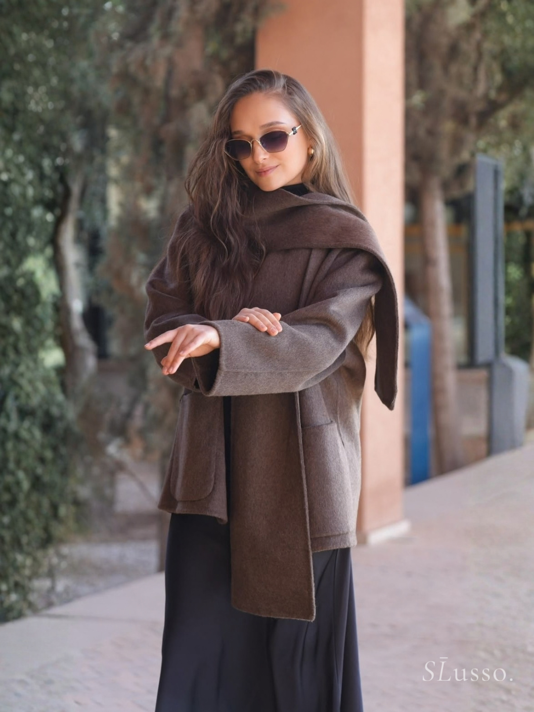 Manteau Grace - Marron