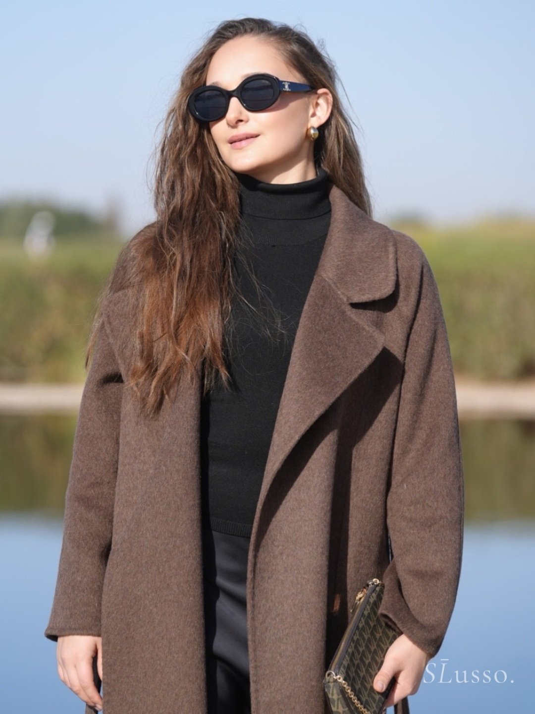 Manteau Joelle - Chocolat