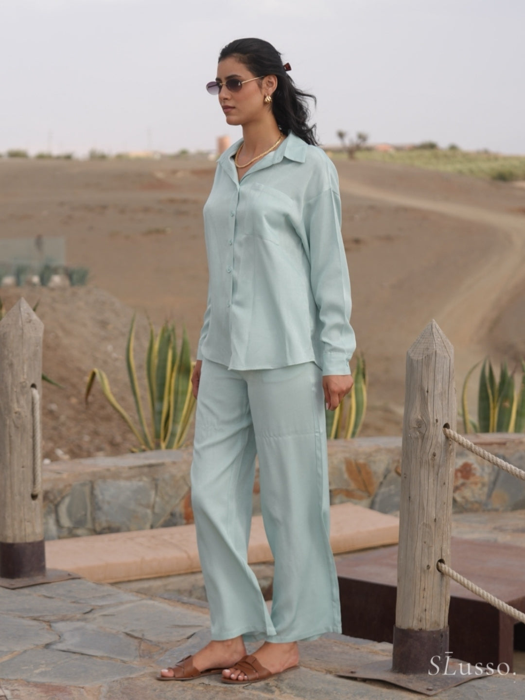 Ensemble Emilia - Vert eau