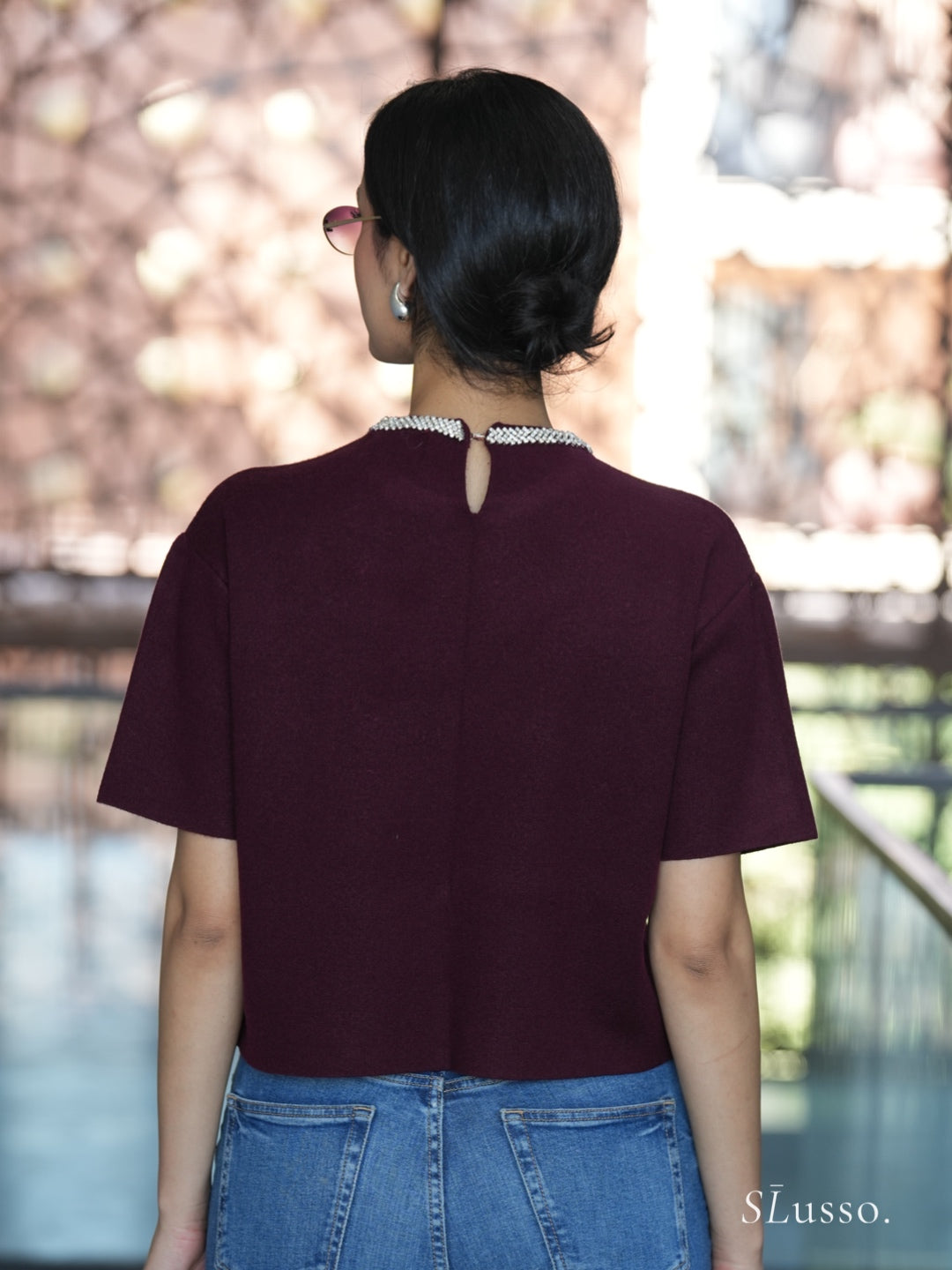 Pull Lilia - Bordeaux