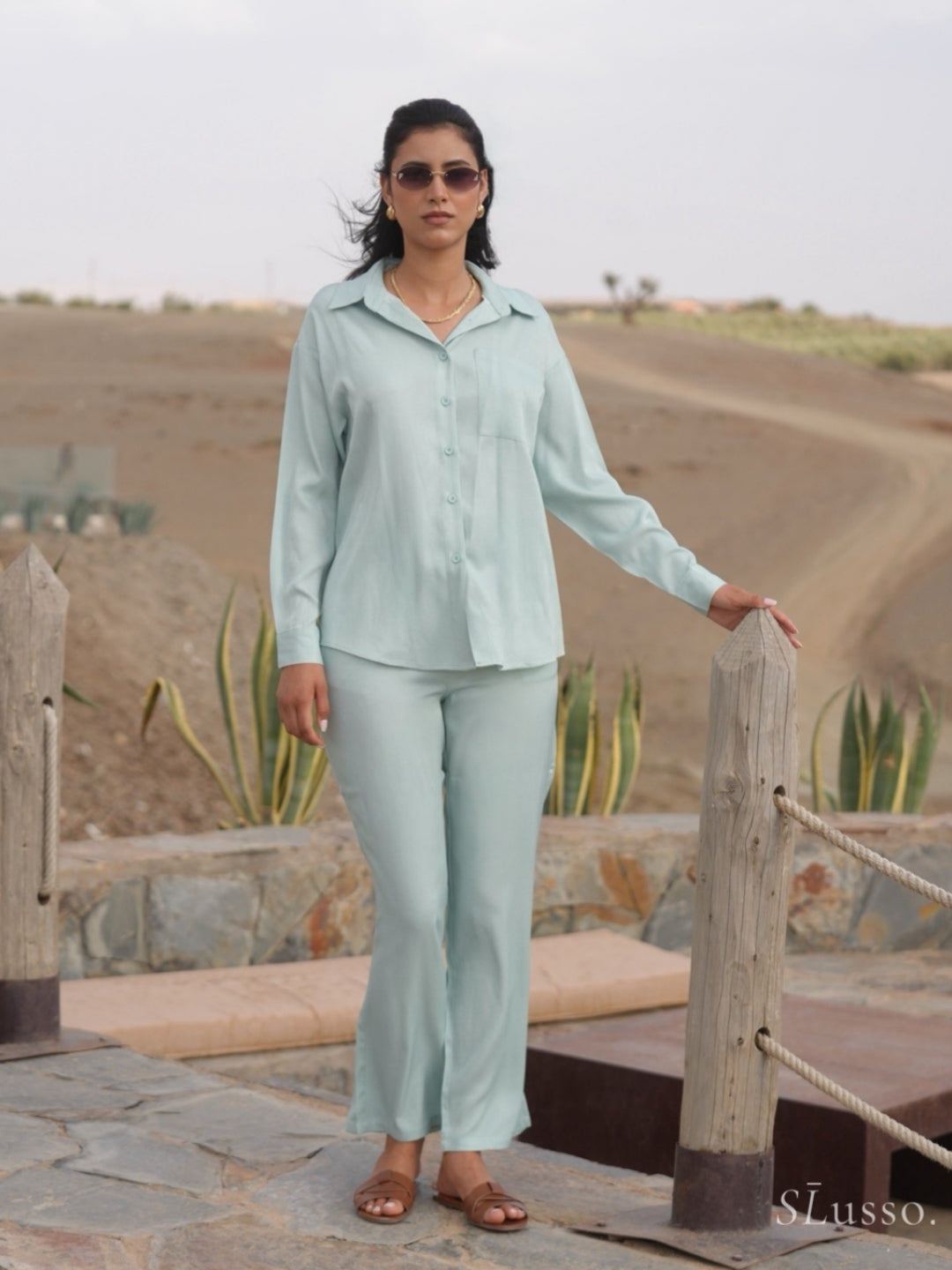 Ensemble Emilia - Vert eau