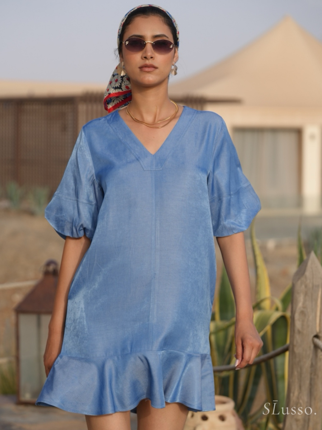 Robe Aura - Bleu