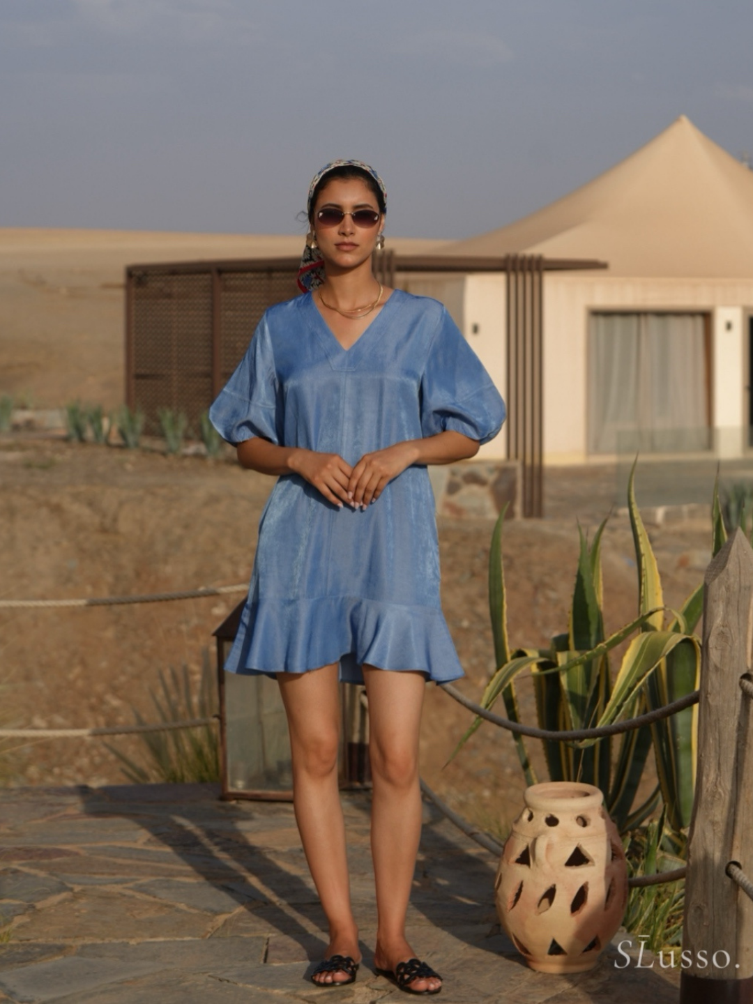 Robe Aura - Bleu