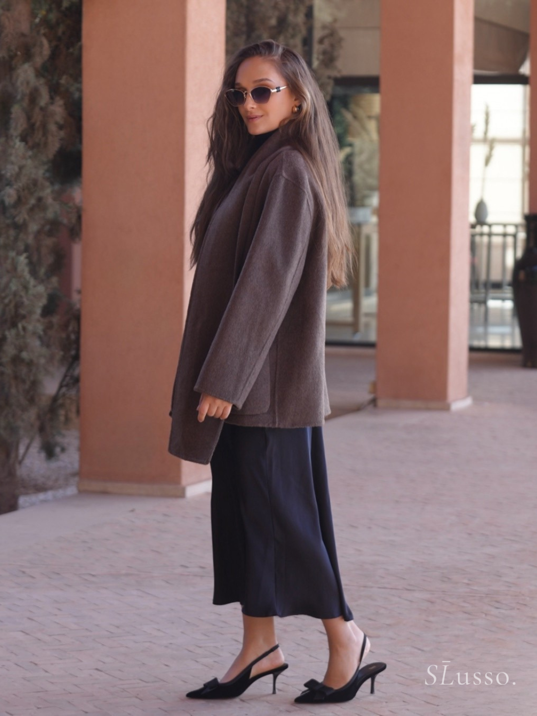 Manteau Grace - Marron