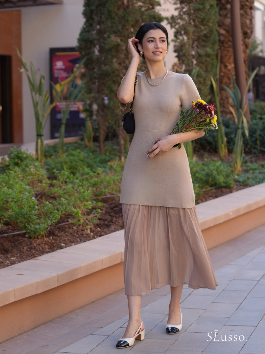 Robe Mirelle - Beige