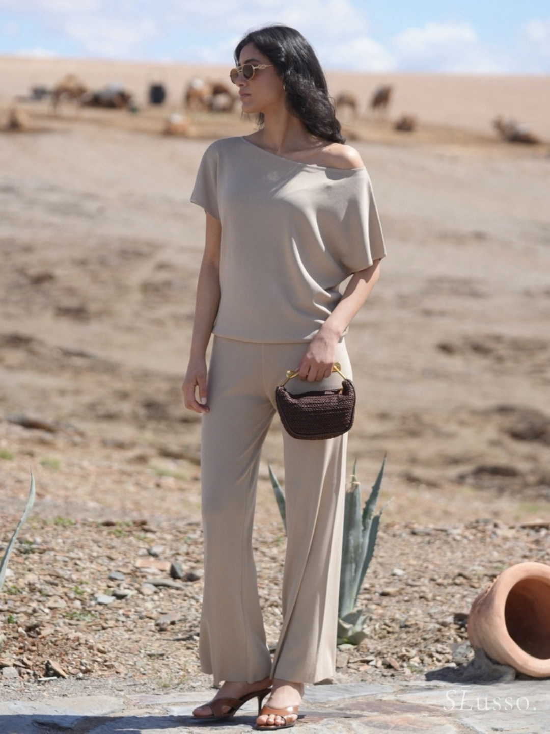 Ensemble Harlow - Beige