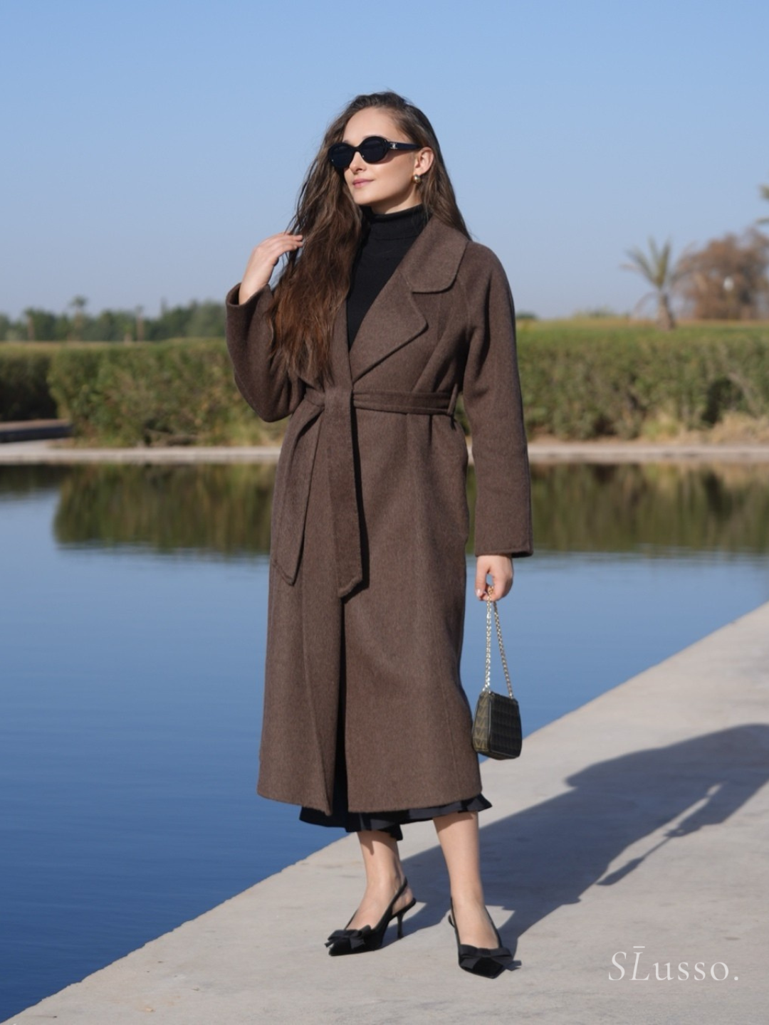 Manteau Joelle - Chocolat