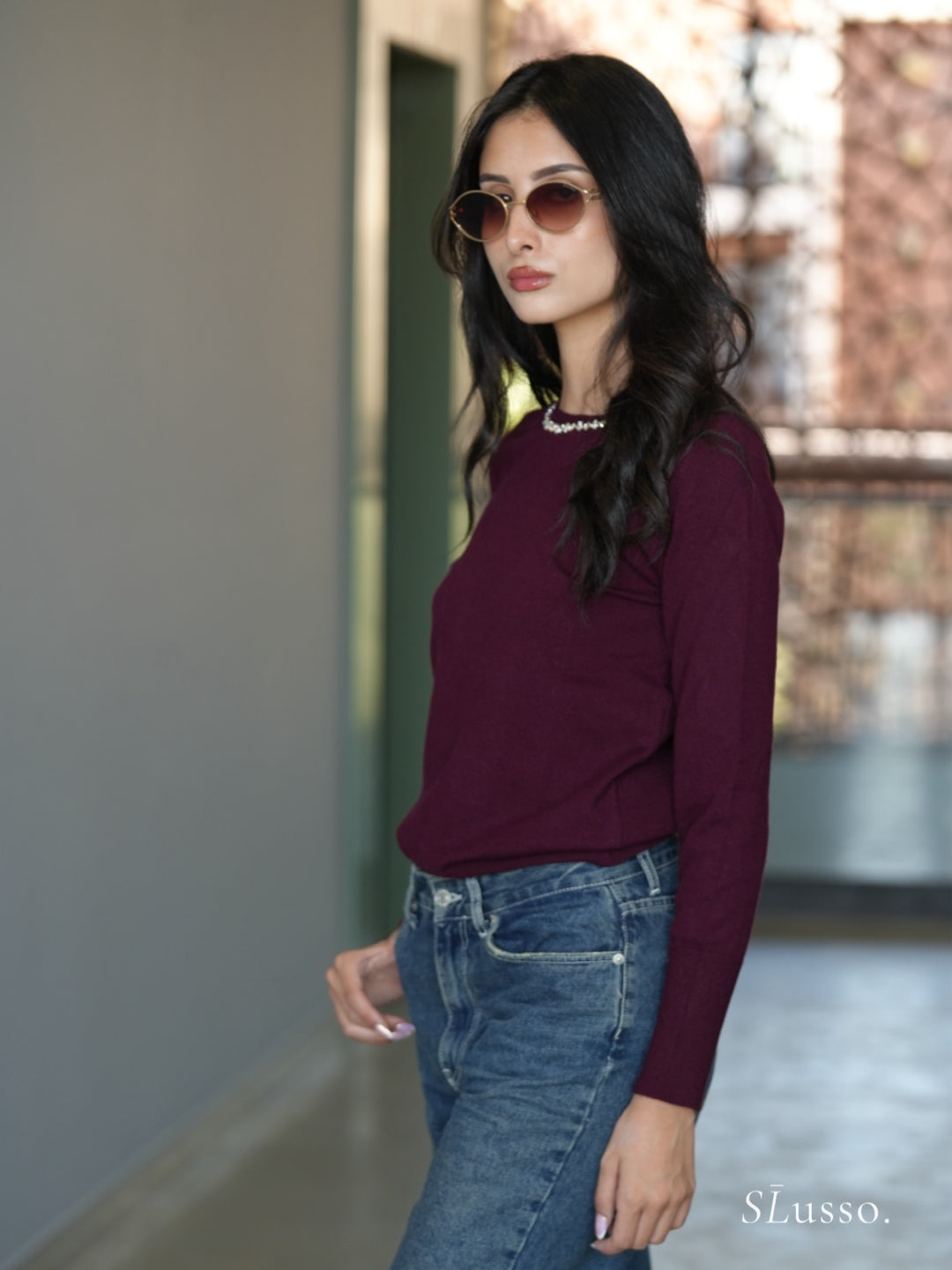 Pull Rosalia - Bordeaux