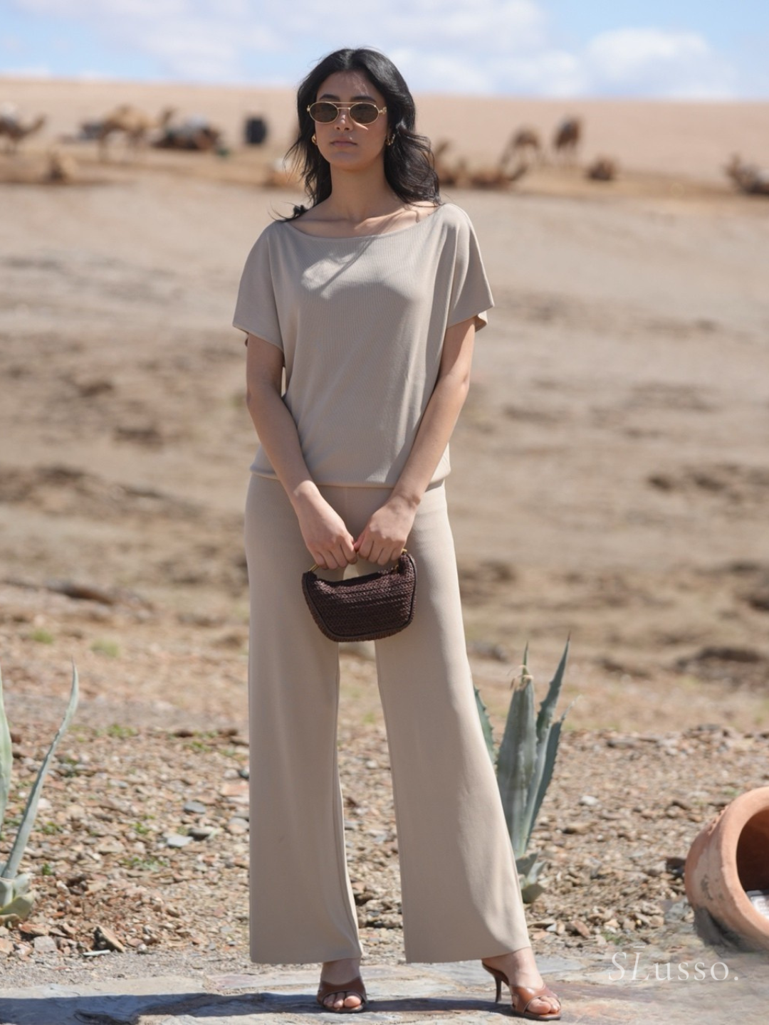 Ensemble Harlow - Beige