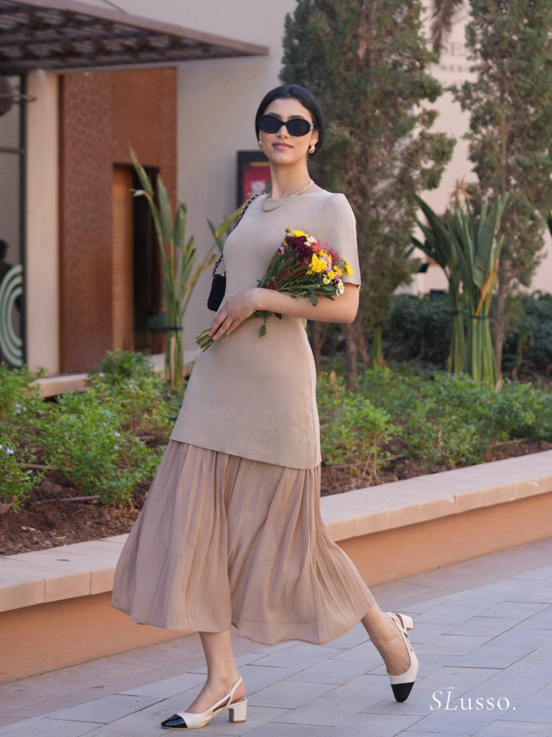 Robe Mirelle - Beige
