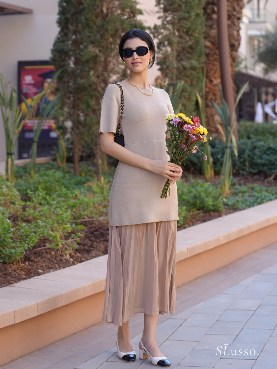Robe Mirelle - Beige