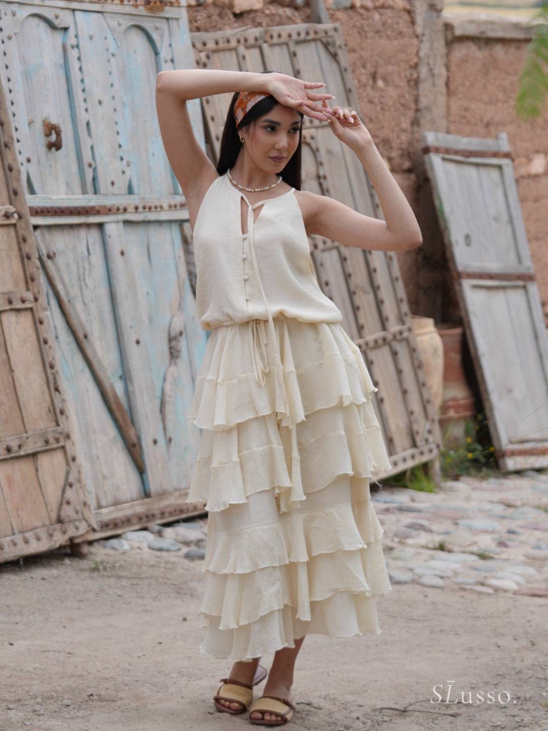 Robe Mira - Jaune pastel