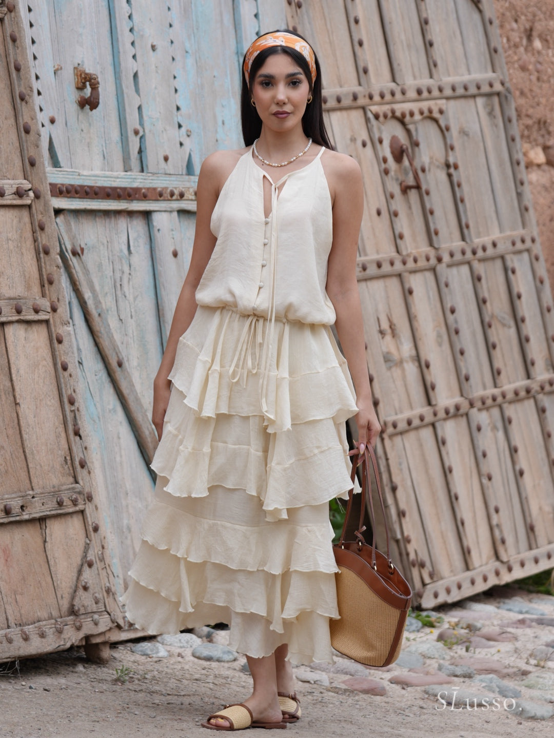 Robe Mira - Jaune pastel