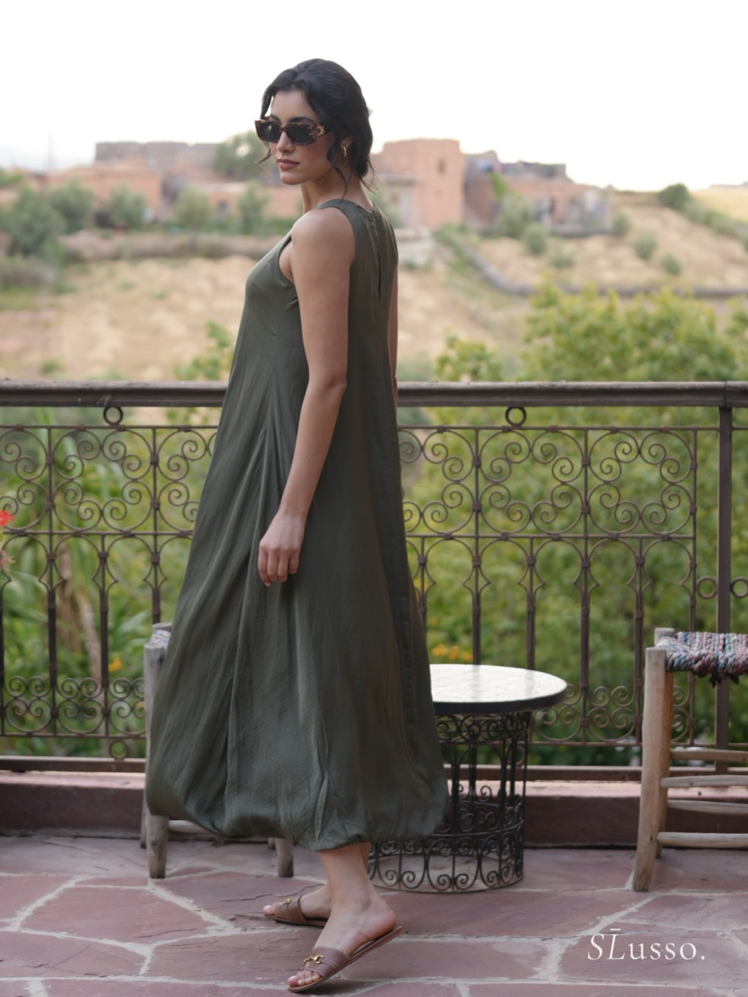 Robe Lima - Vert kaki