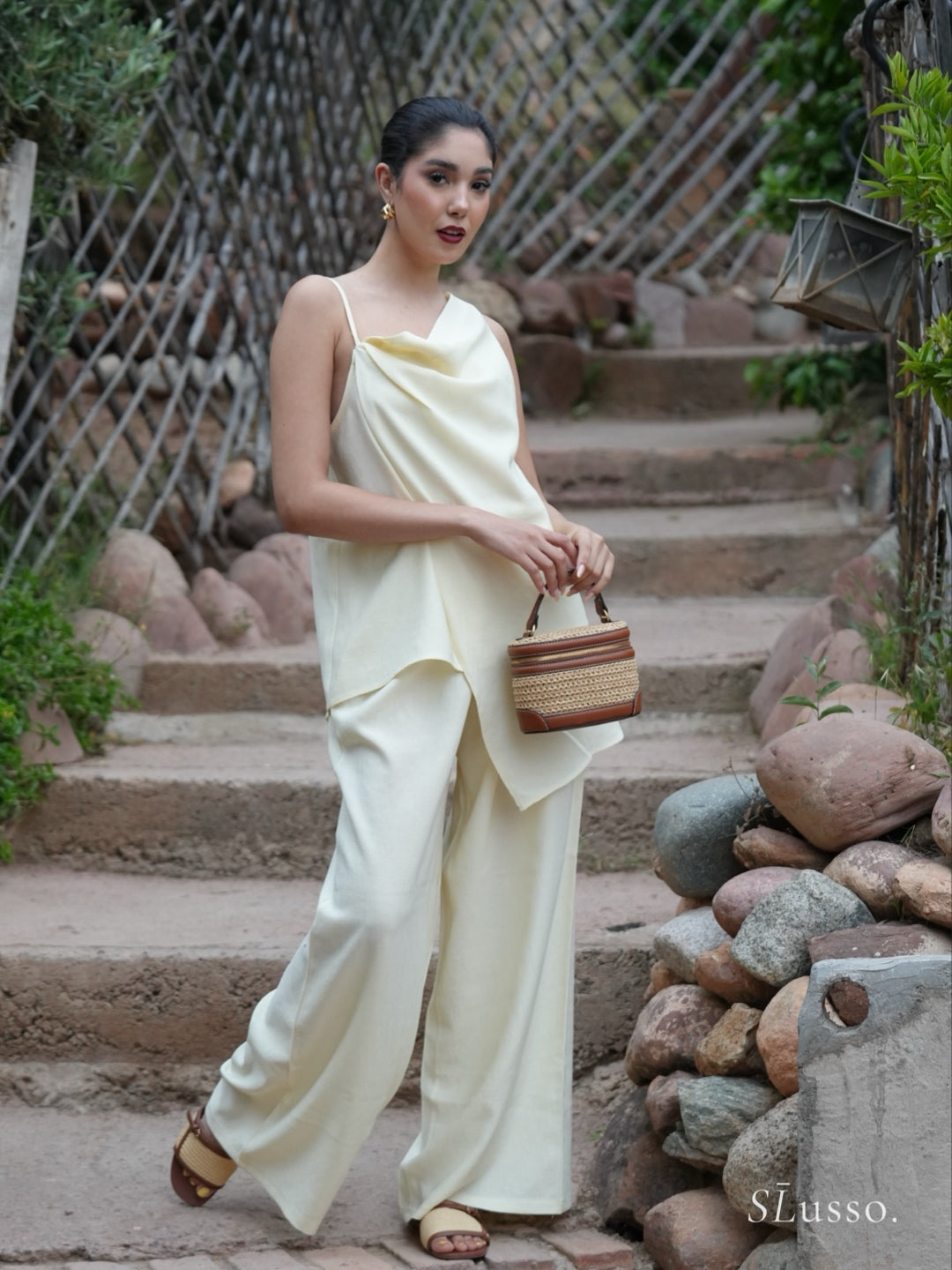 Ensemble Nelia - Jaune pastel