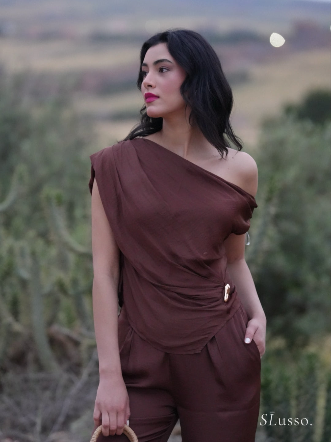 Ensemble Léona - Marron