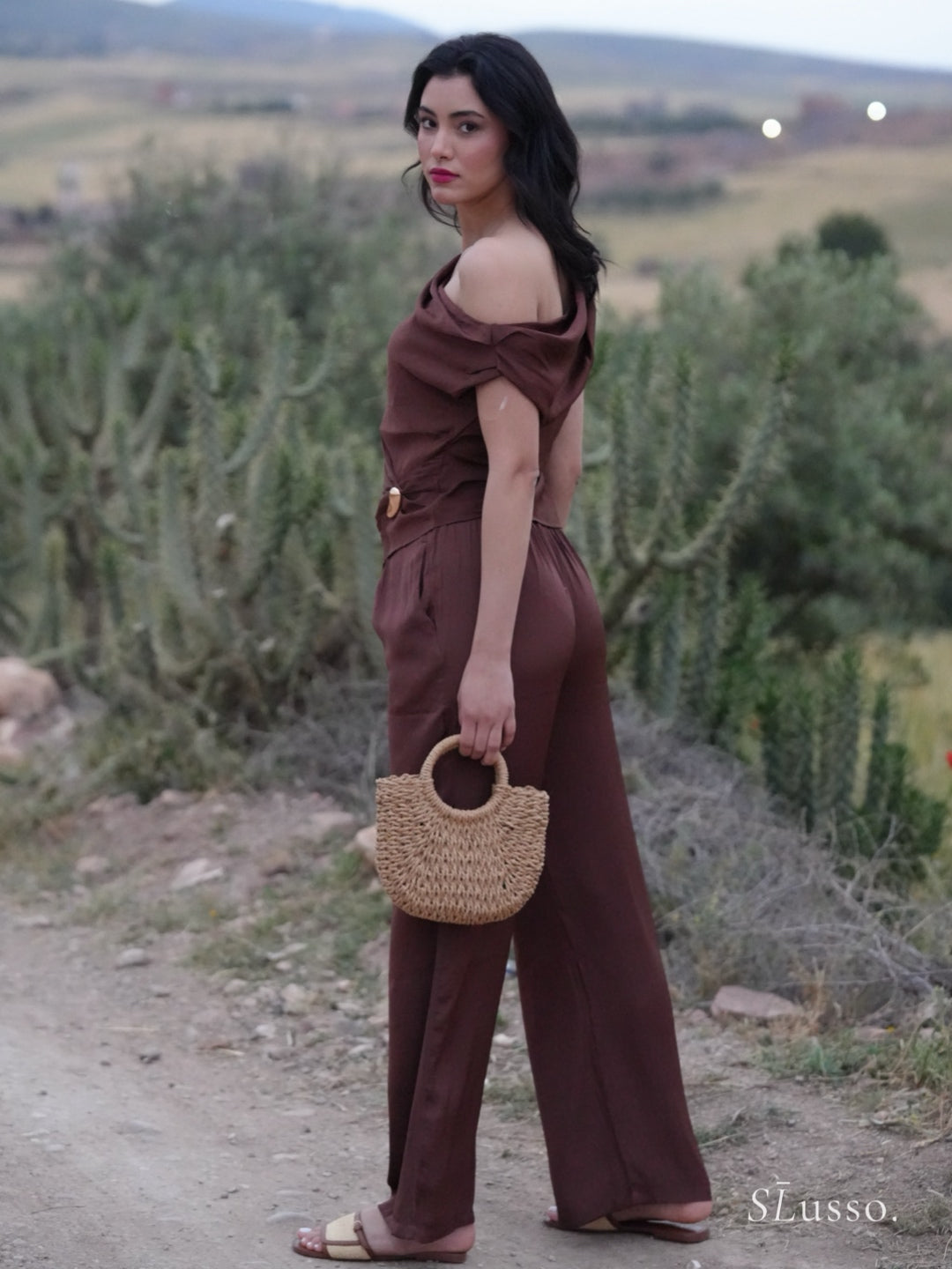 Ensemble Léona - Marron