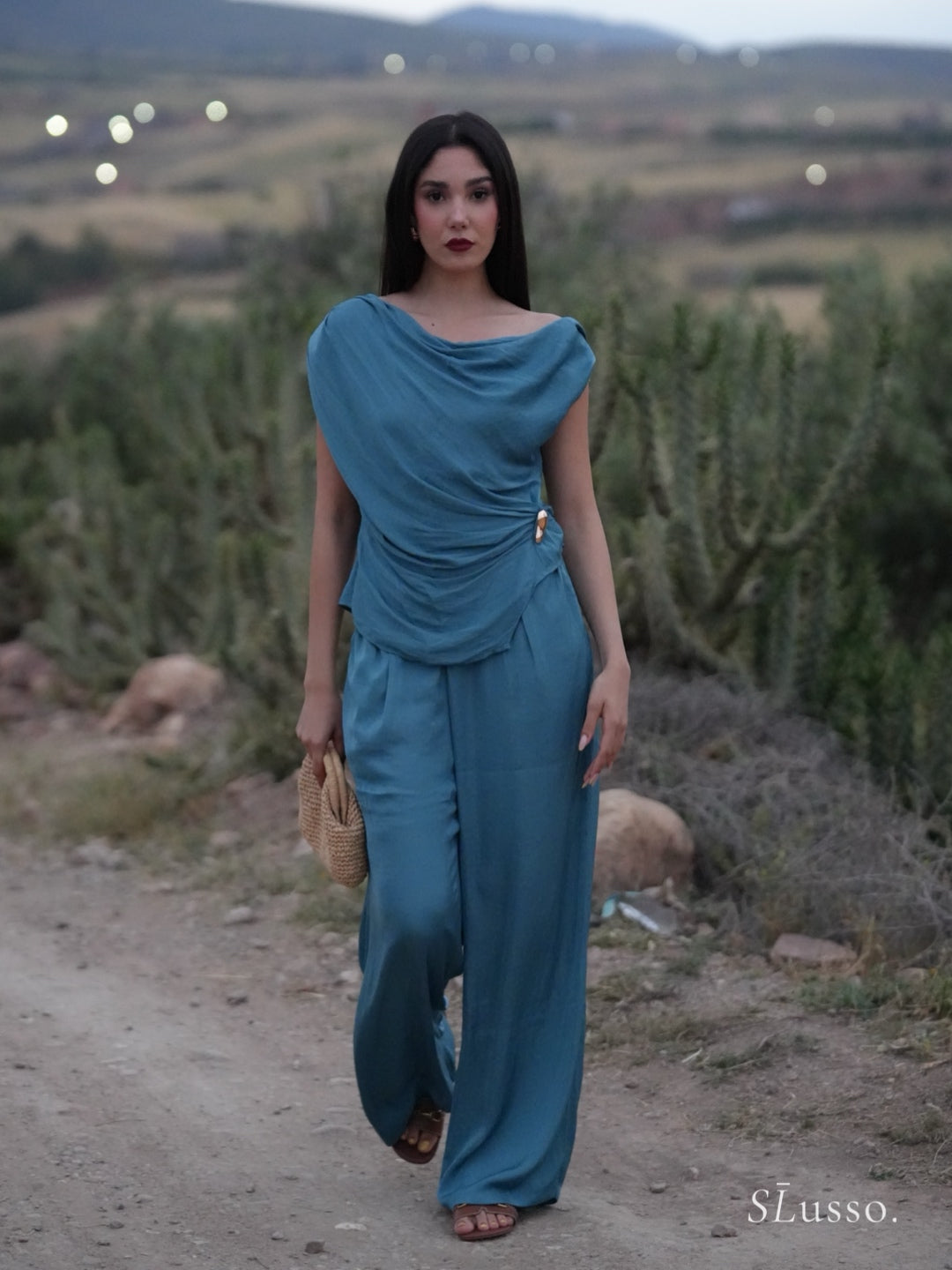 Ensemble Léona - Bleu