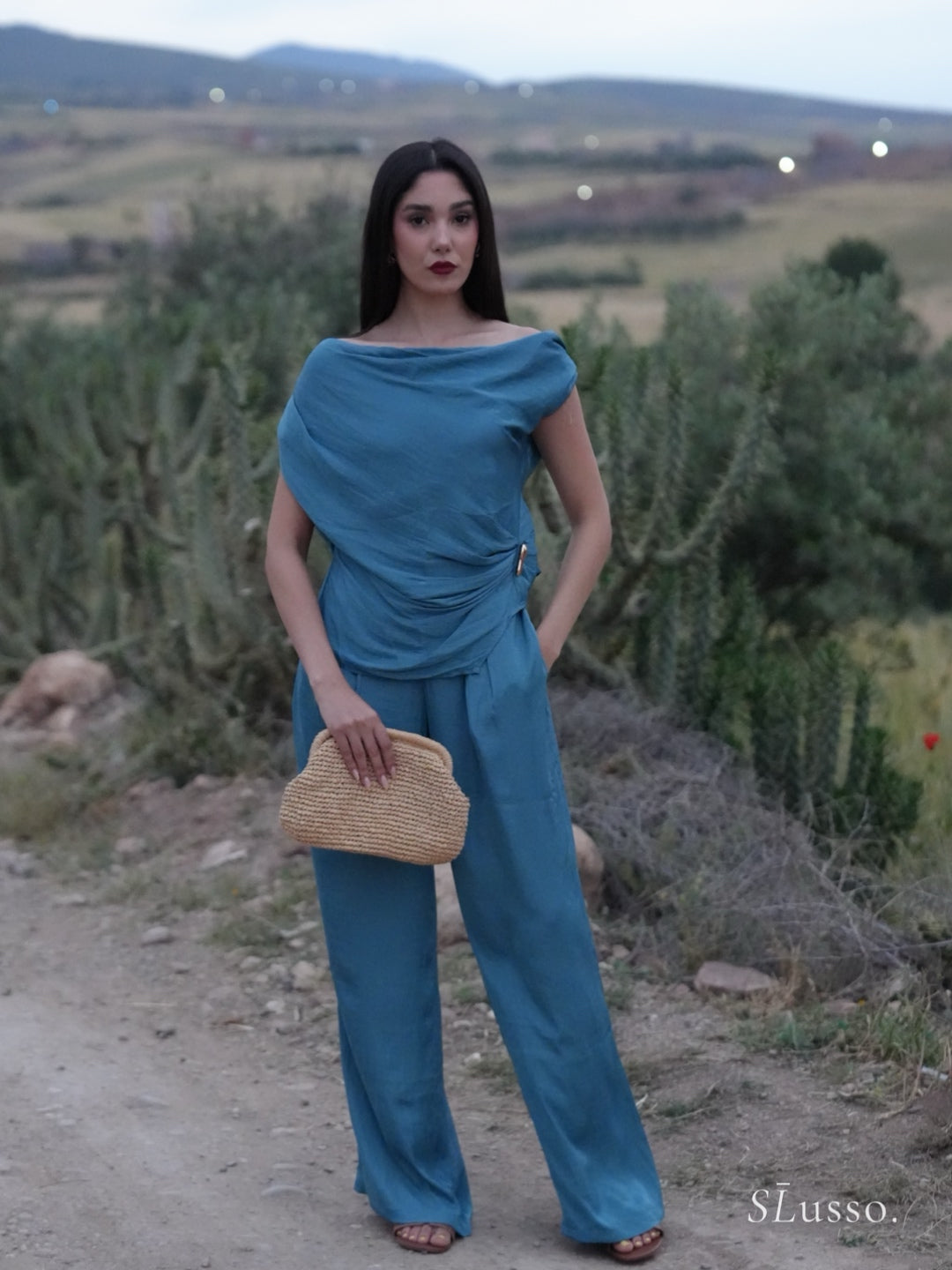Ensemble Léona - Bleu