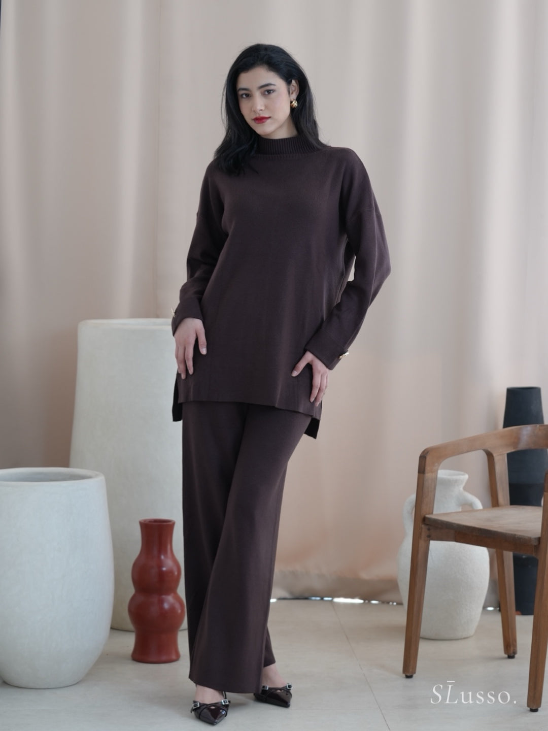 Ensemble Giorgia - Marron