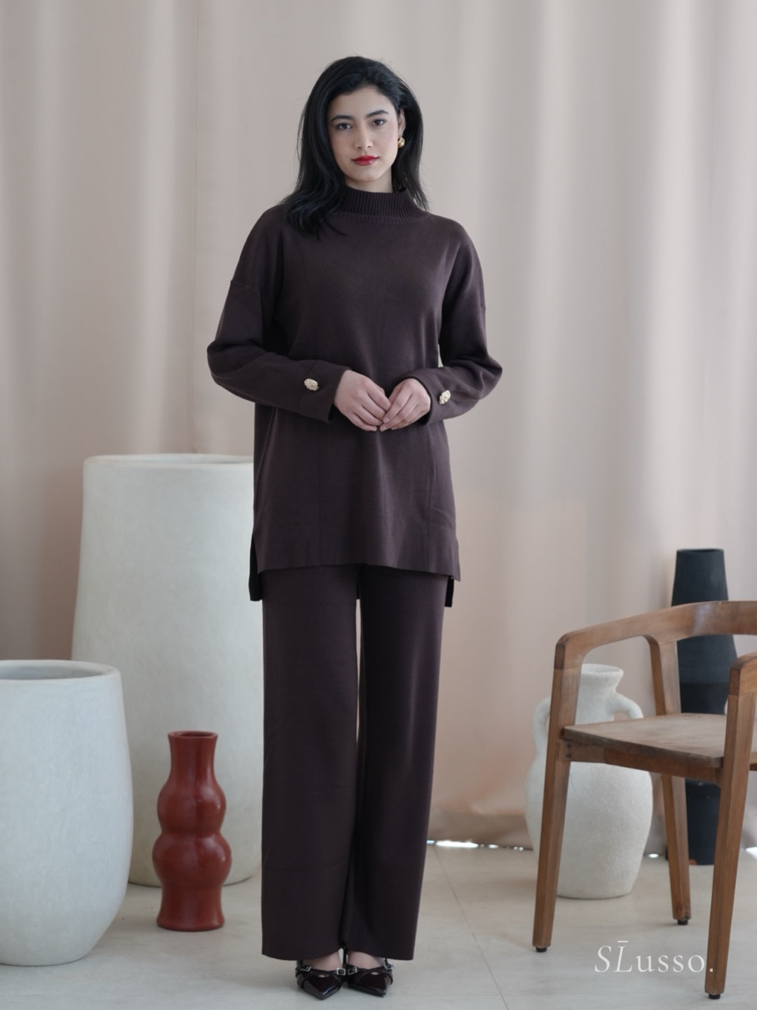 Ensemble Giorgia - Marron