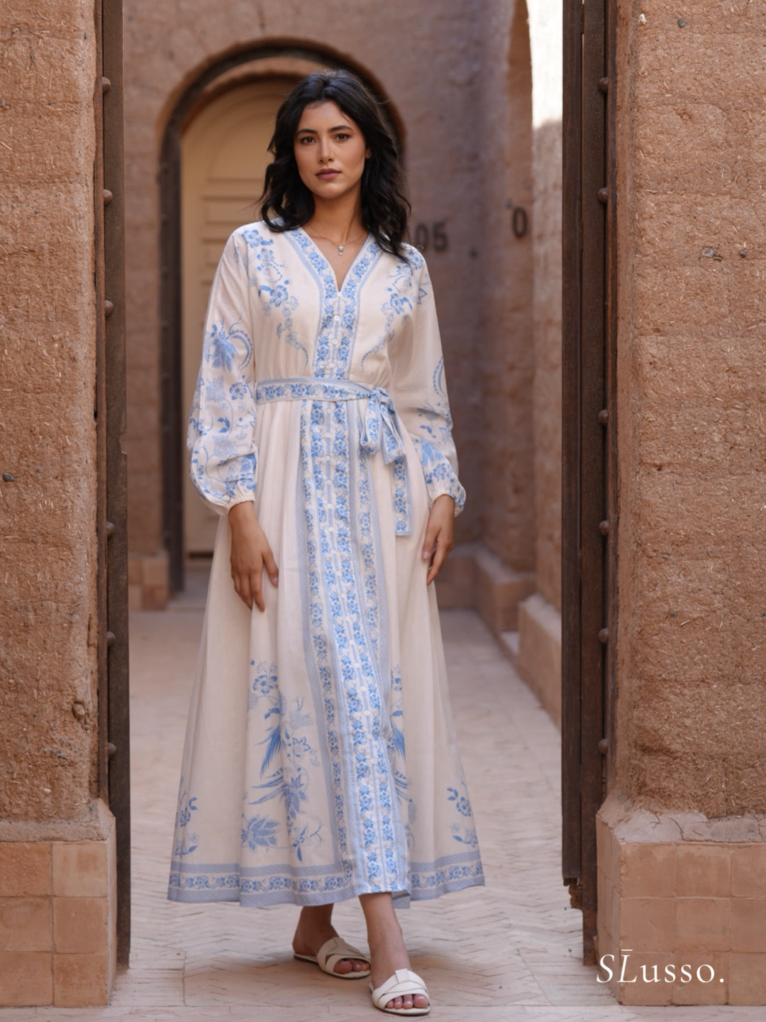Robe Nesma - Bleu ciel
