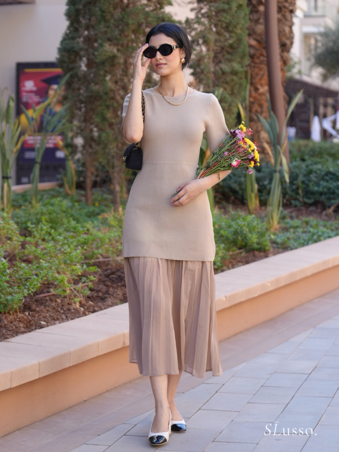 Robe Mirelle - Beige