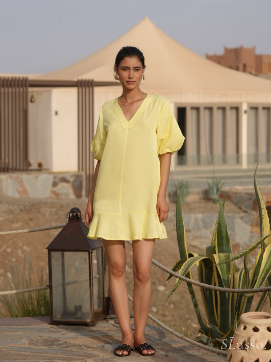 Robe Aura - Jaune