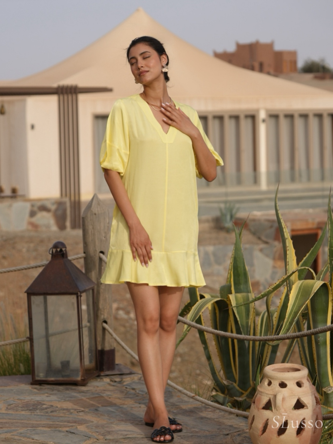 Robe Aura - Jaune