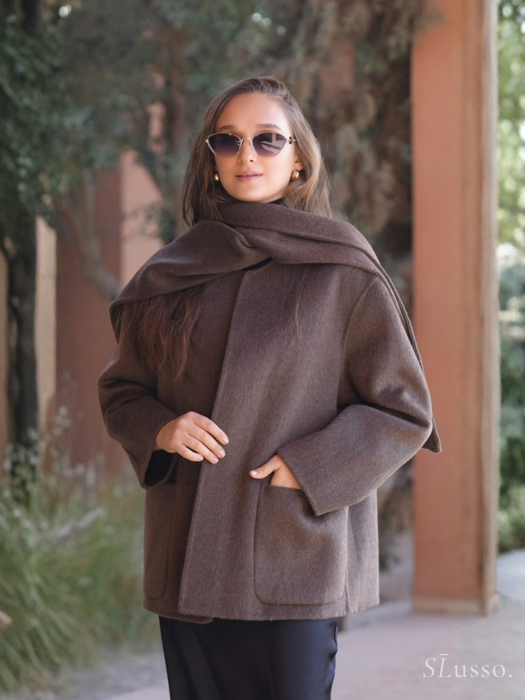 Manteau Grace - Marron