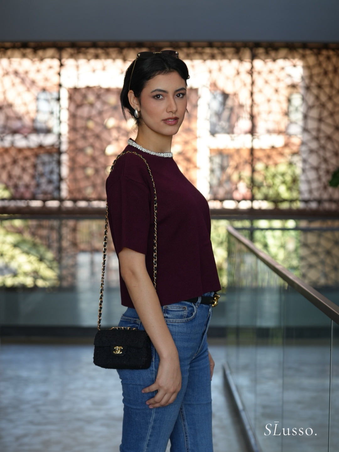 Pull Lilia - Bordeaux