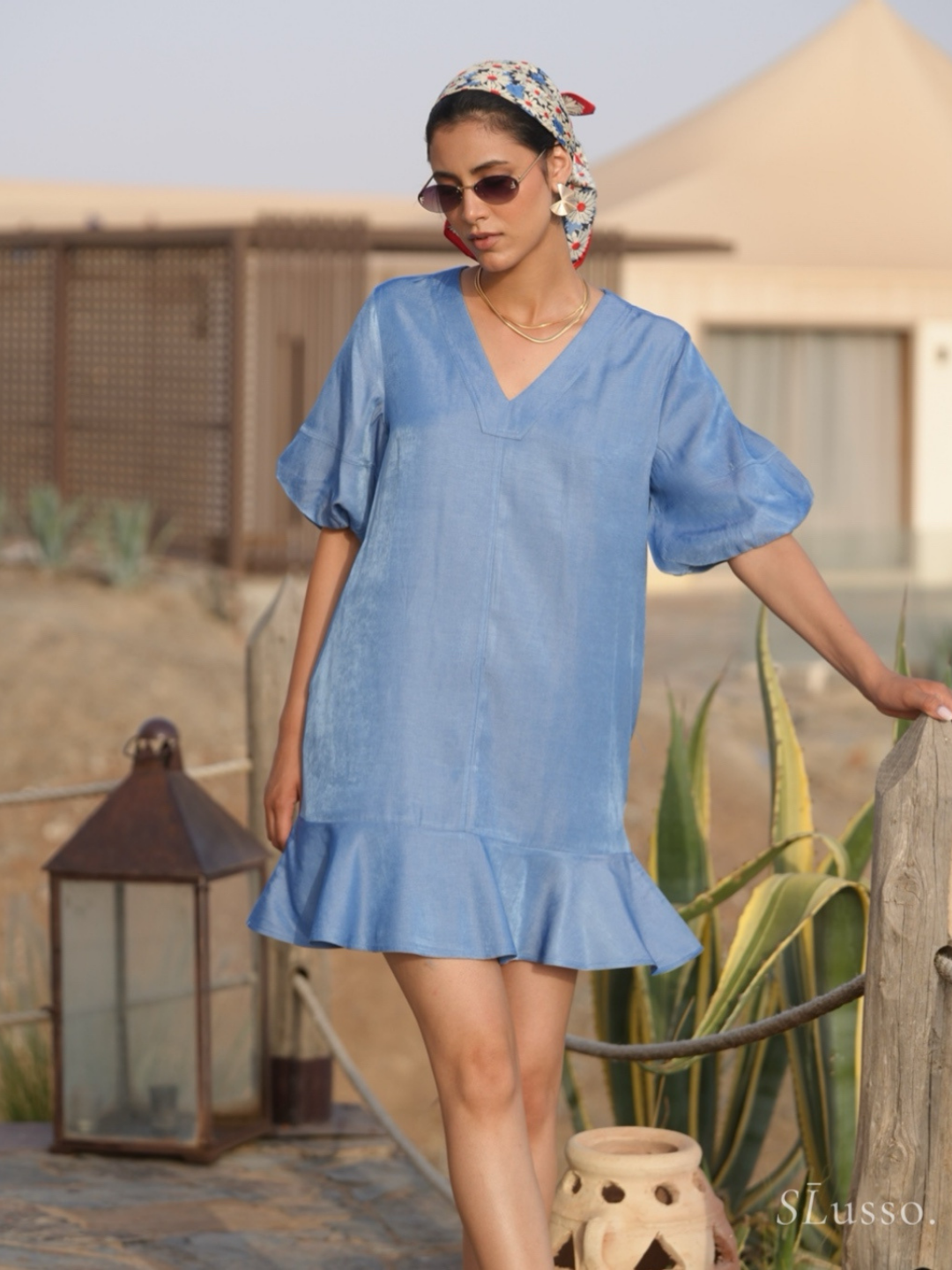 Robe Aura - Bleu