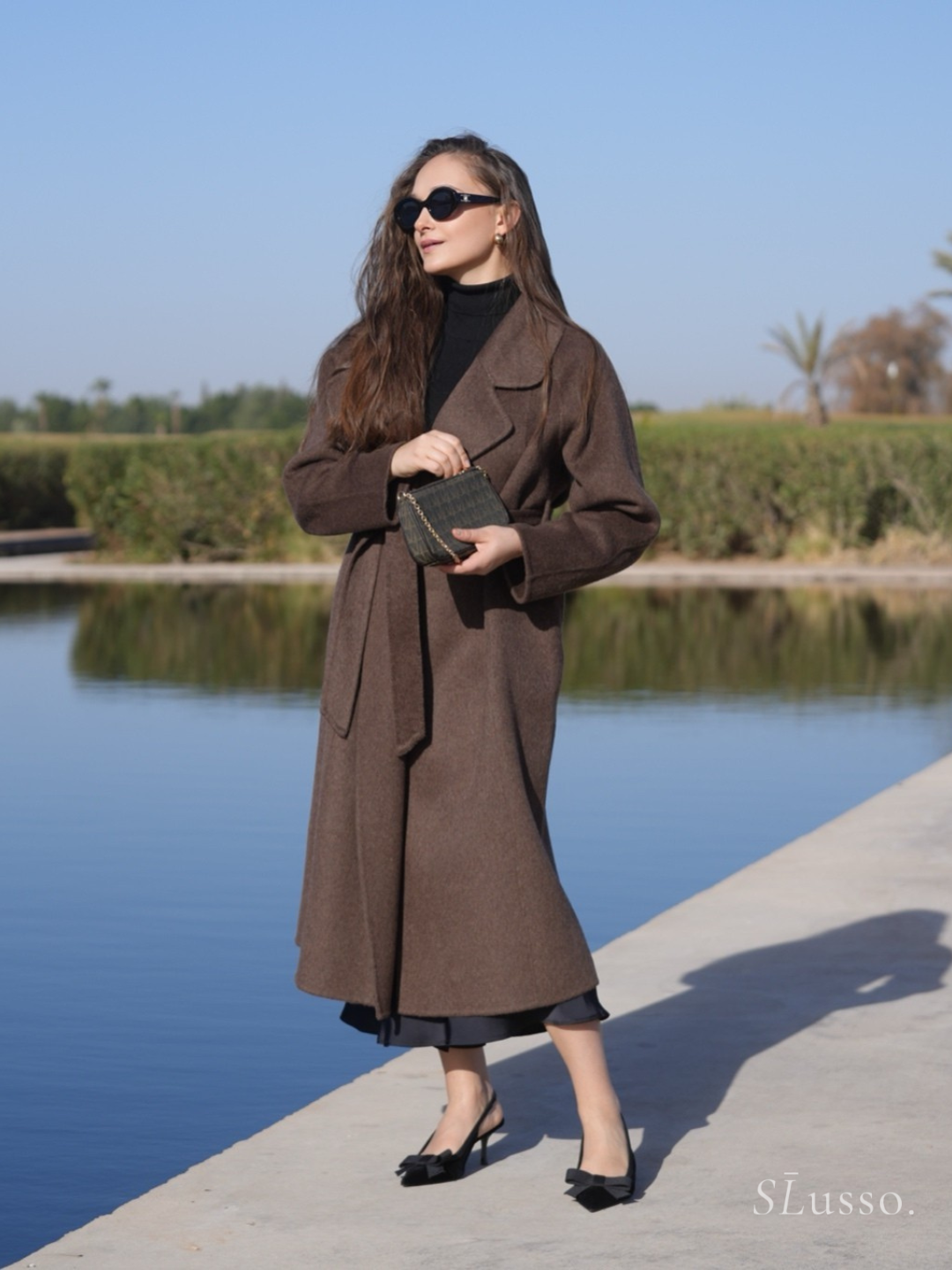 Manteau Joelle - Chocolat