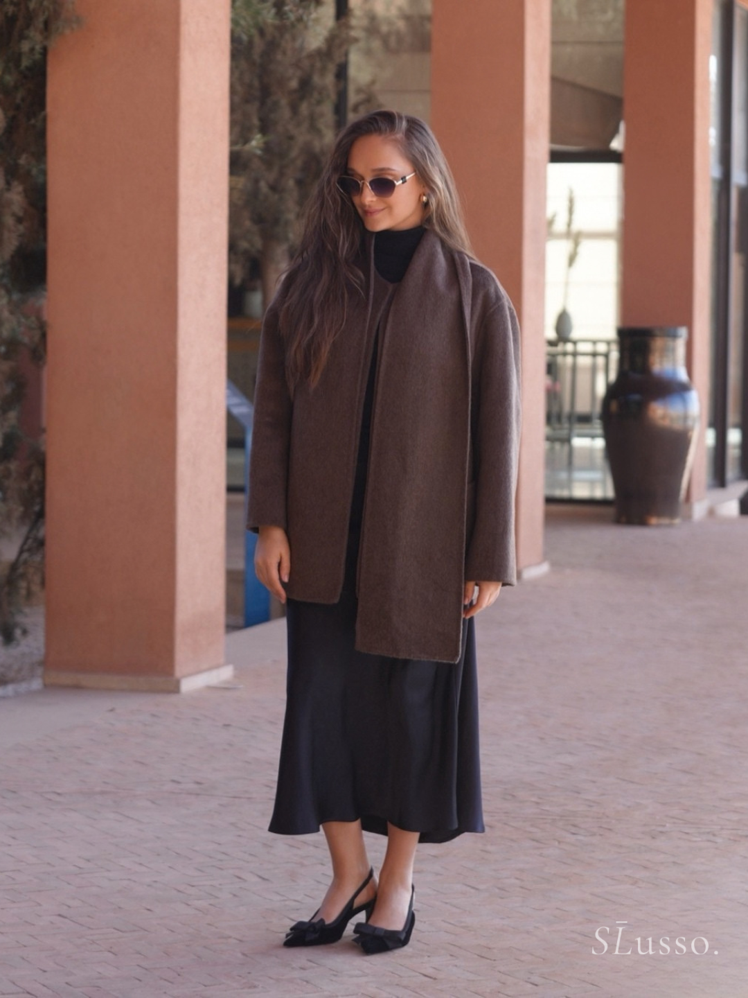 Manteau Grace - Marron