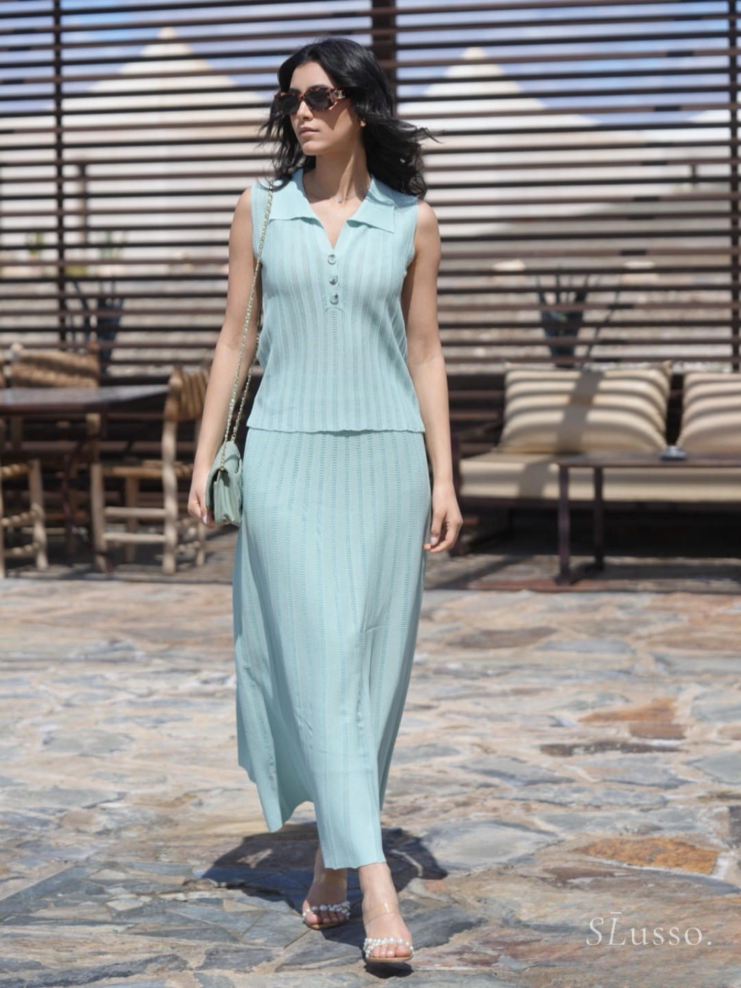Ensemble Livia - Vert eau