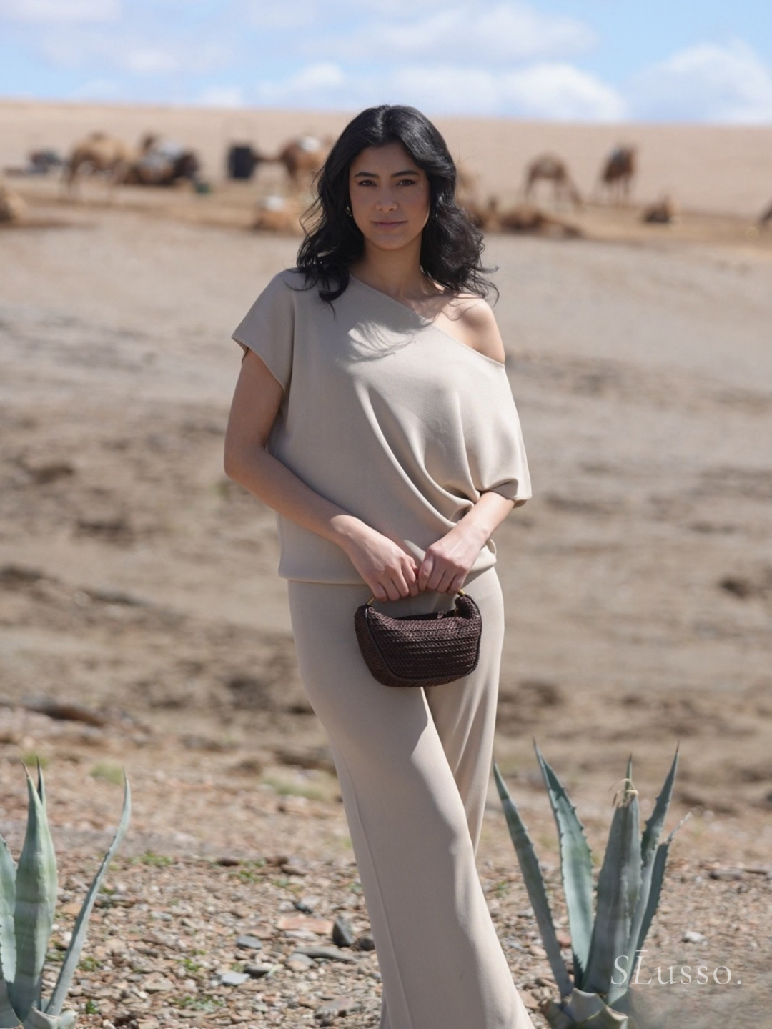 Ensemble Harlow - Beige
