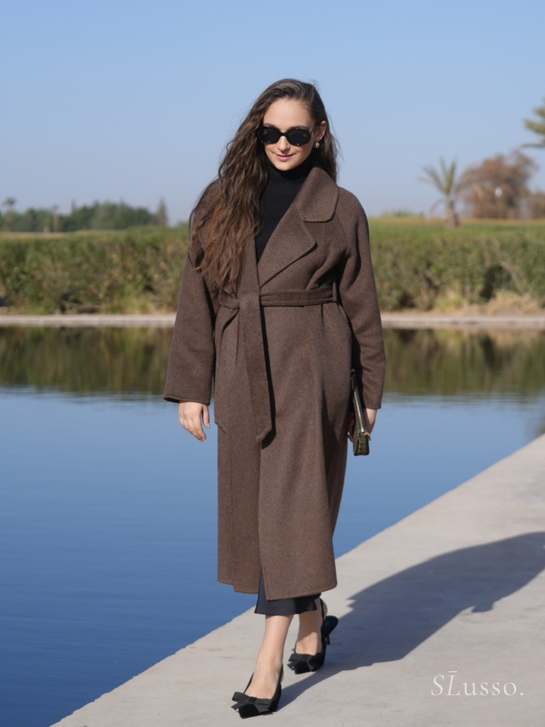 Manteau Joelle - Chocolat