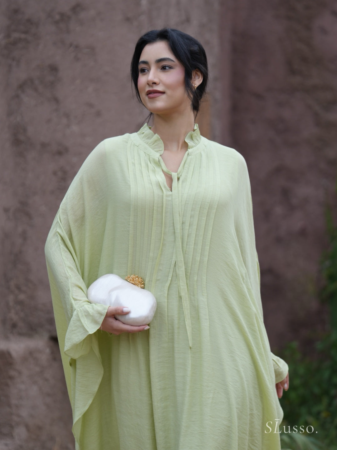 Robe Aelys - Vert pistache