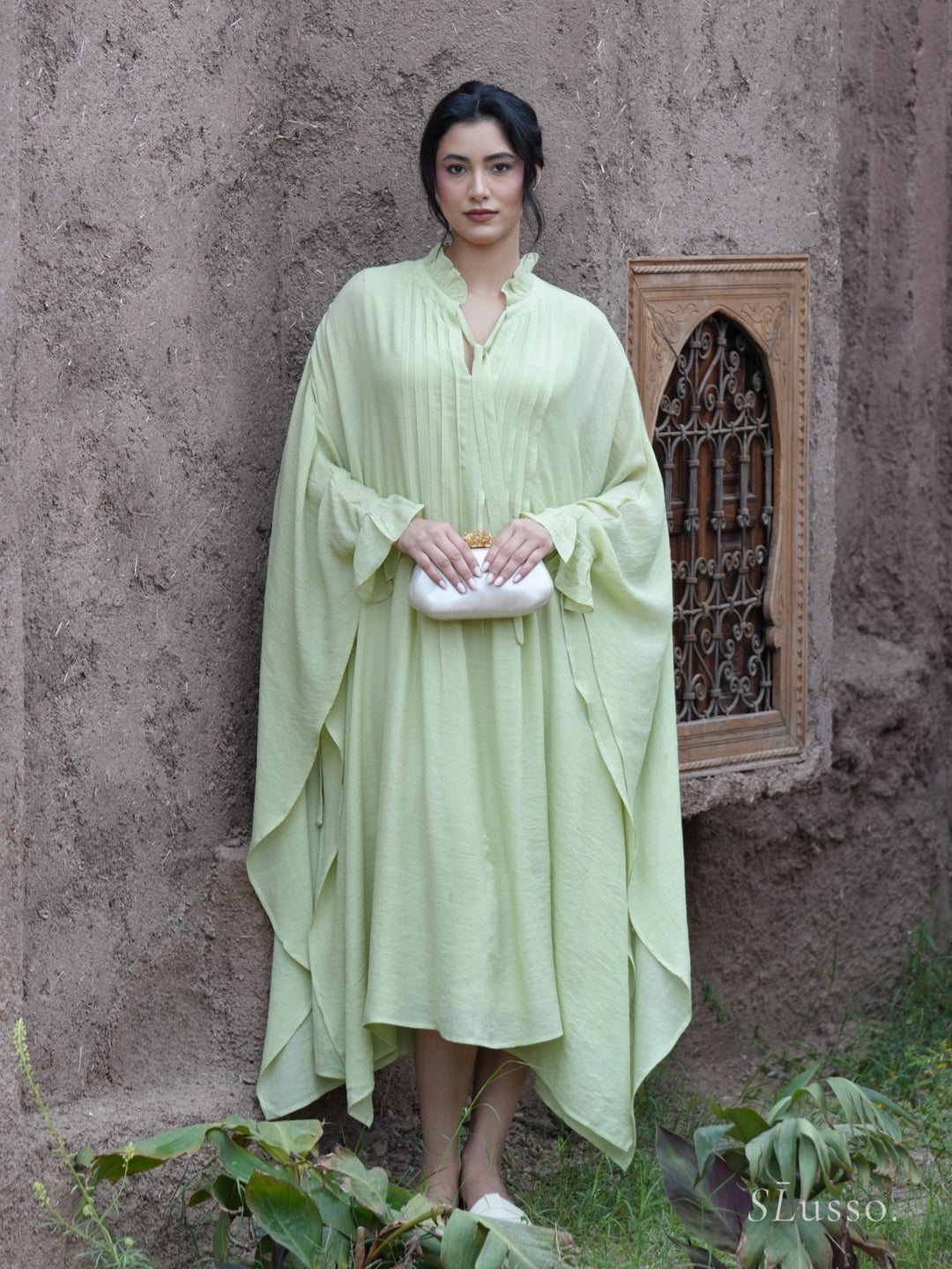 Robe Aelys - Vert pistache