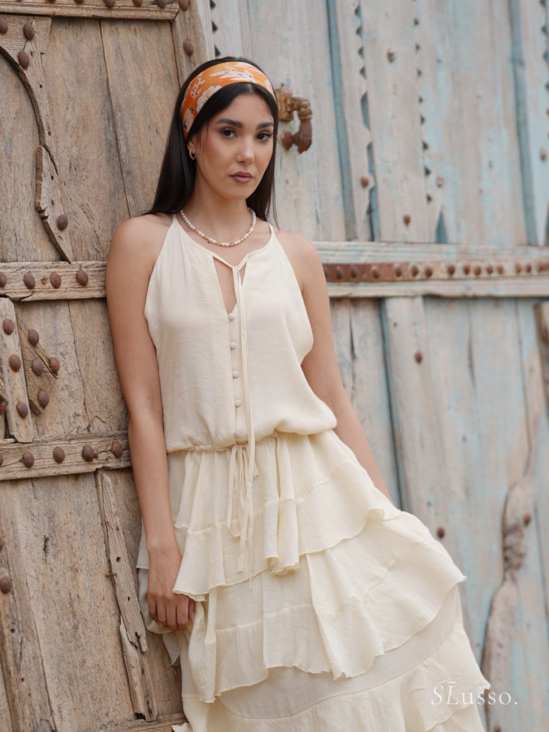 Robe Mira - Jaune pastel