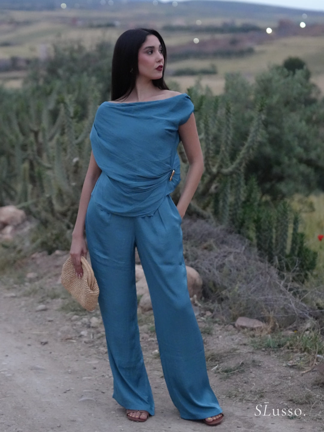 Ensemble Léona - Bleu