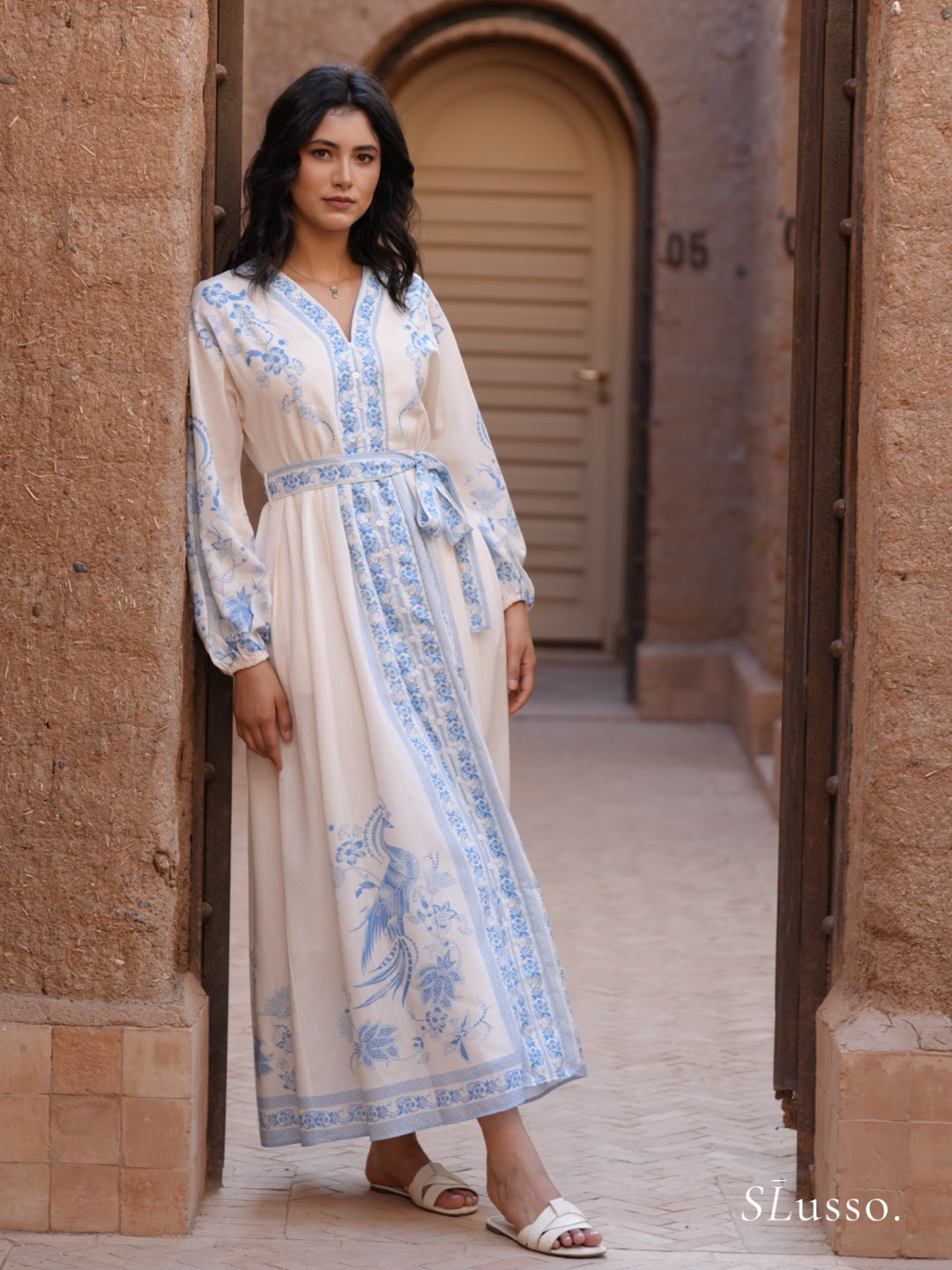Robe Nesma - Bleu ciel